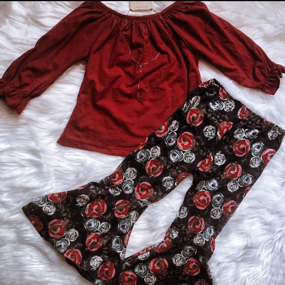 NWOT Kids Bell Bottom Set